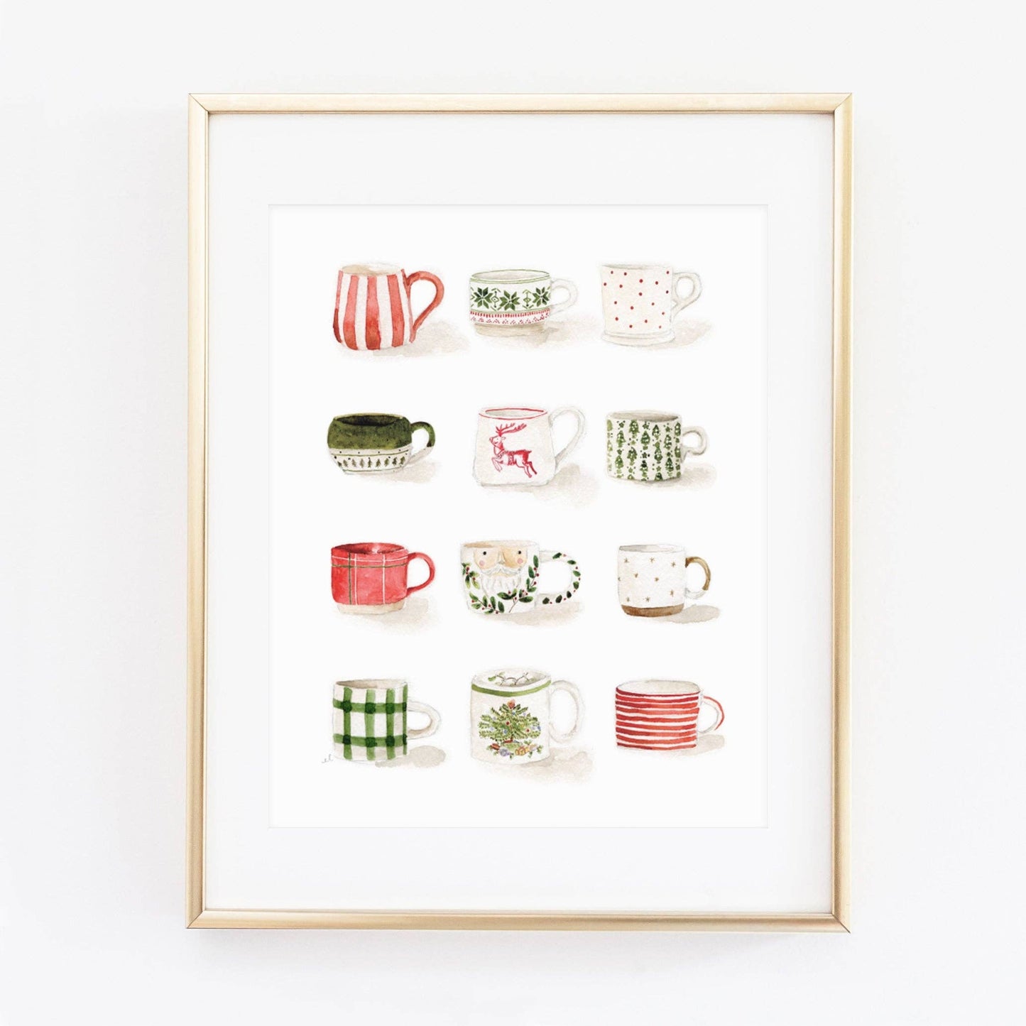 Christmas Art Print - Mugs