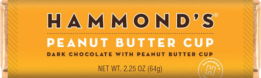 Peanut Butter Cup - Dark Chocolate Candy Bar - Hammond’s Candies
