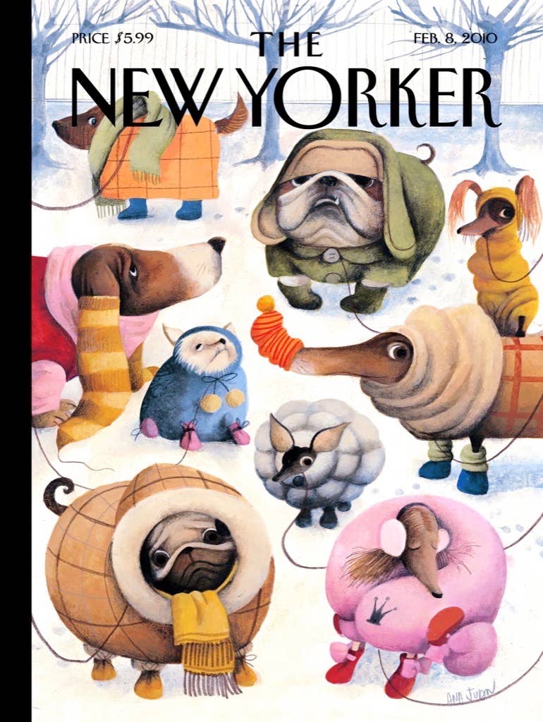 Jigsaw Puzzle - Baby It’s Cold Outside - New Yorker - Dog Lover - 1000 Piece - New York Puzzle Company
