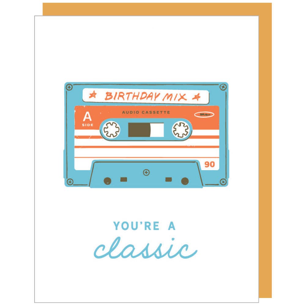 Birthday Card - Cassette Tape