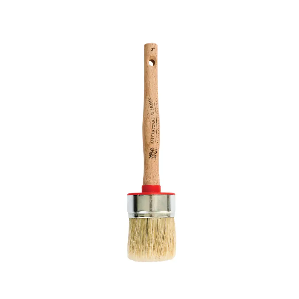 2.0″ Round Hog Hair Paint Brush - Amy Howard At Home