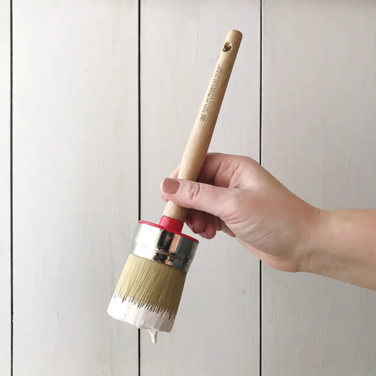 2.0″ Round Hog Hair Paint Brush - Amy Howard At Home