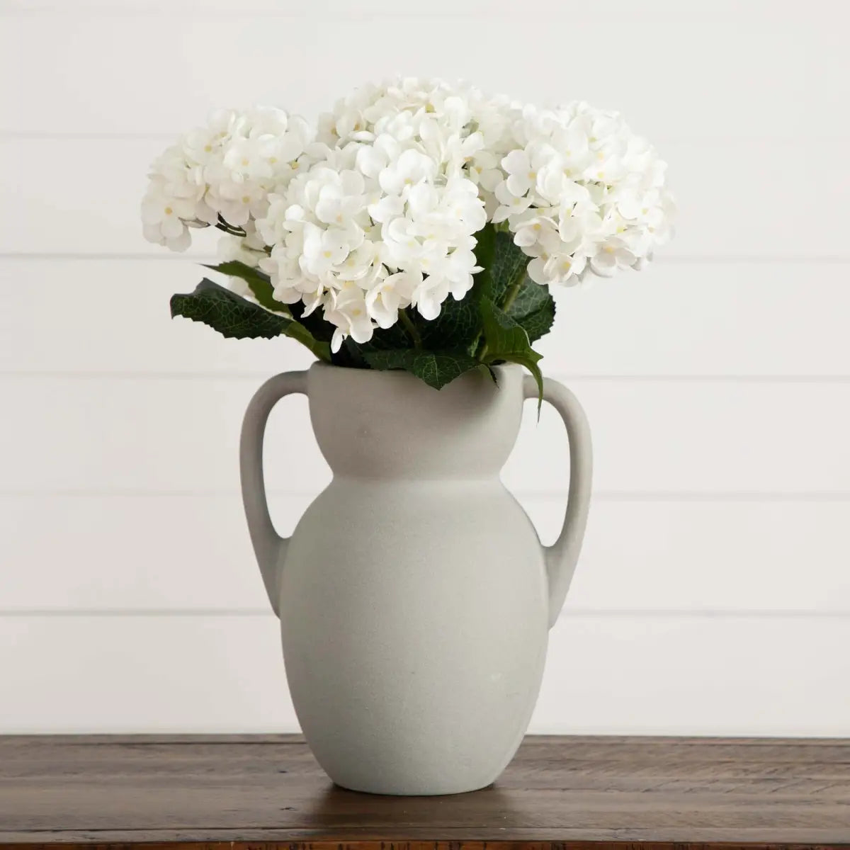 20’’ Artificial Hydrangea Flower Stems- Set of 3 - Nearly Natural