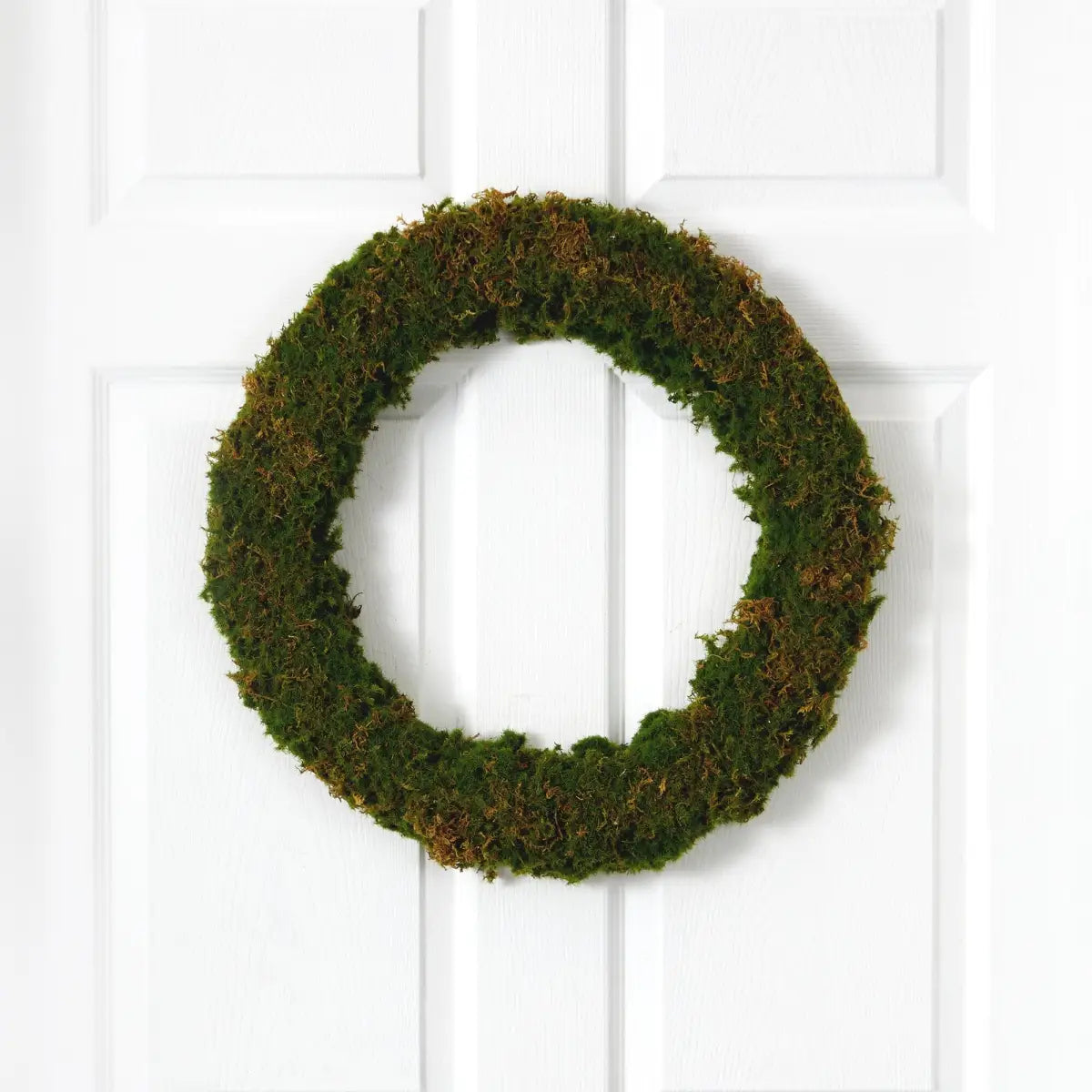20” Moss Artificial Wreath - Nearly Natural
