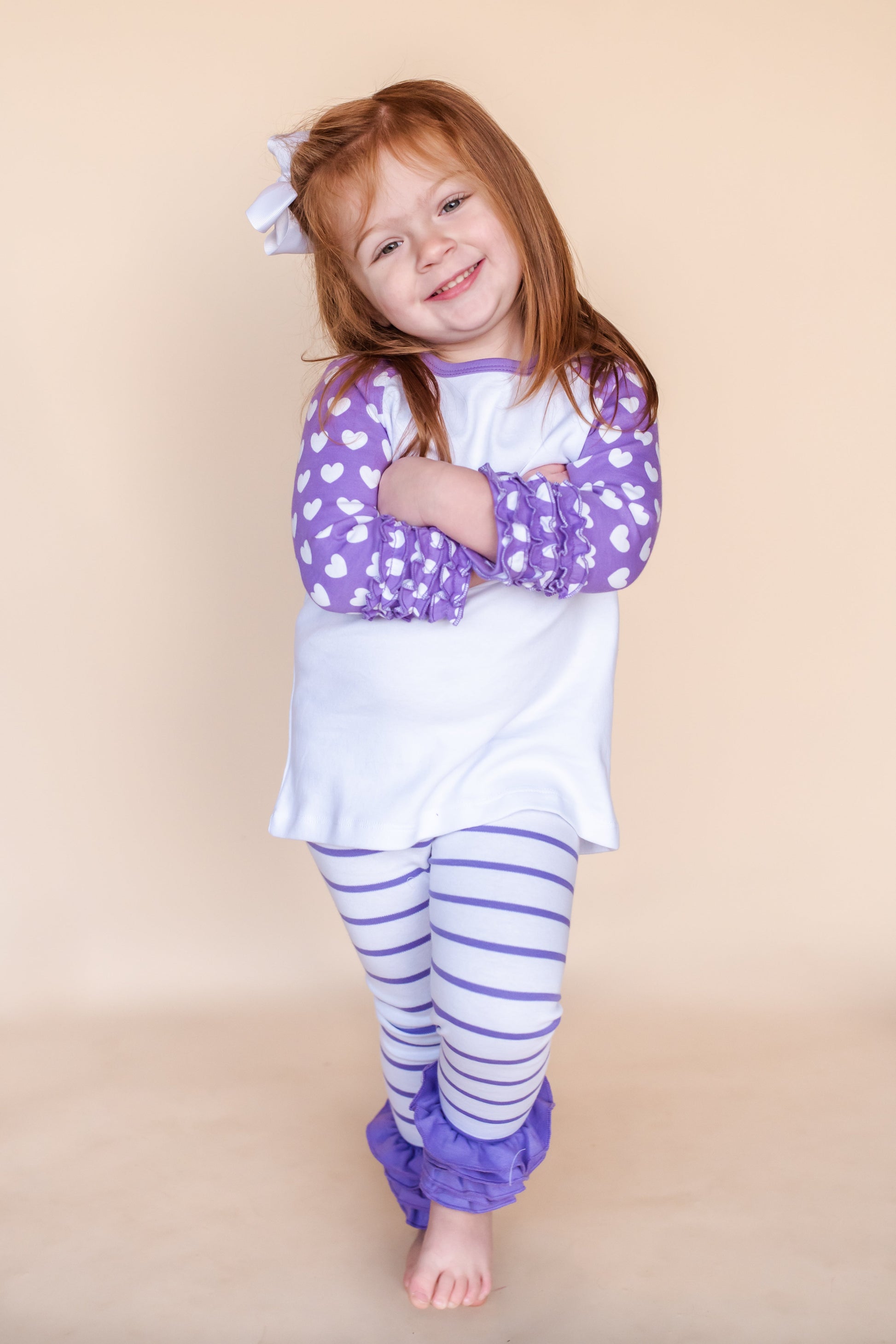 Valentine’s Raglans - Paisley Heart / 12M - ARB Blanks