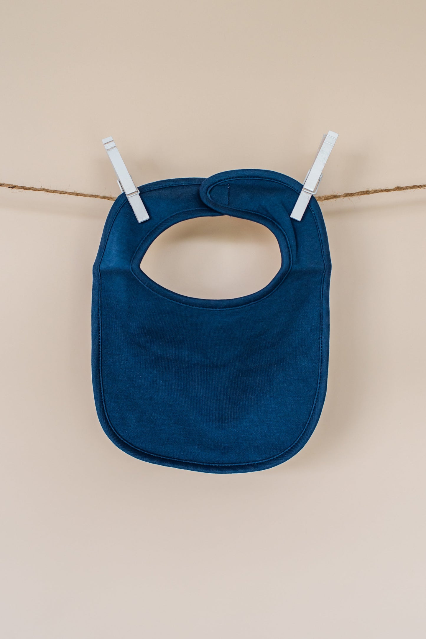 Plain Baby Bibs - One Size / Navy - ARB Blanks