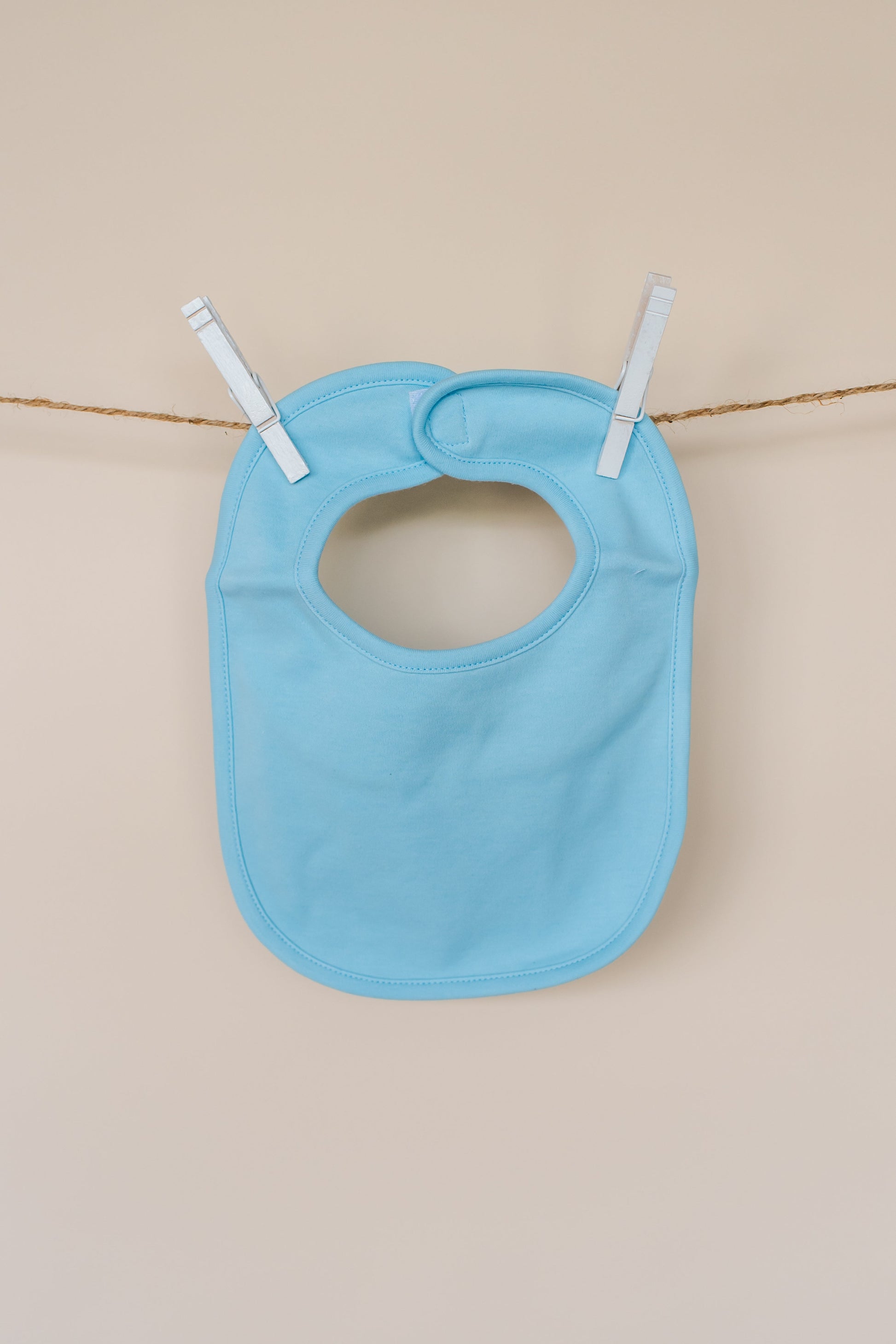Plain Baby Bibs - One Size / Baby Blue - ARB Blanks