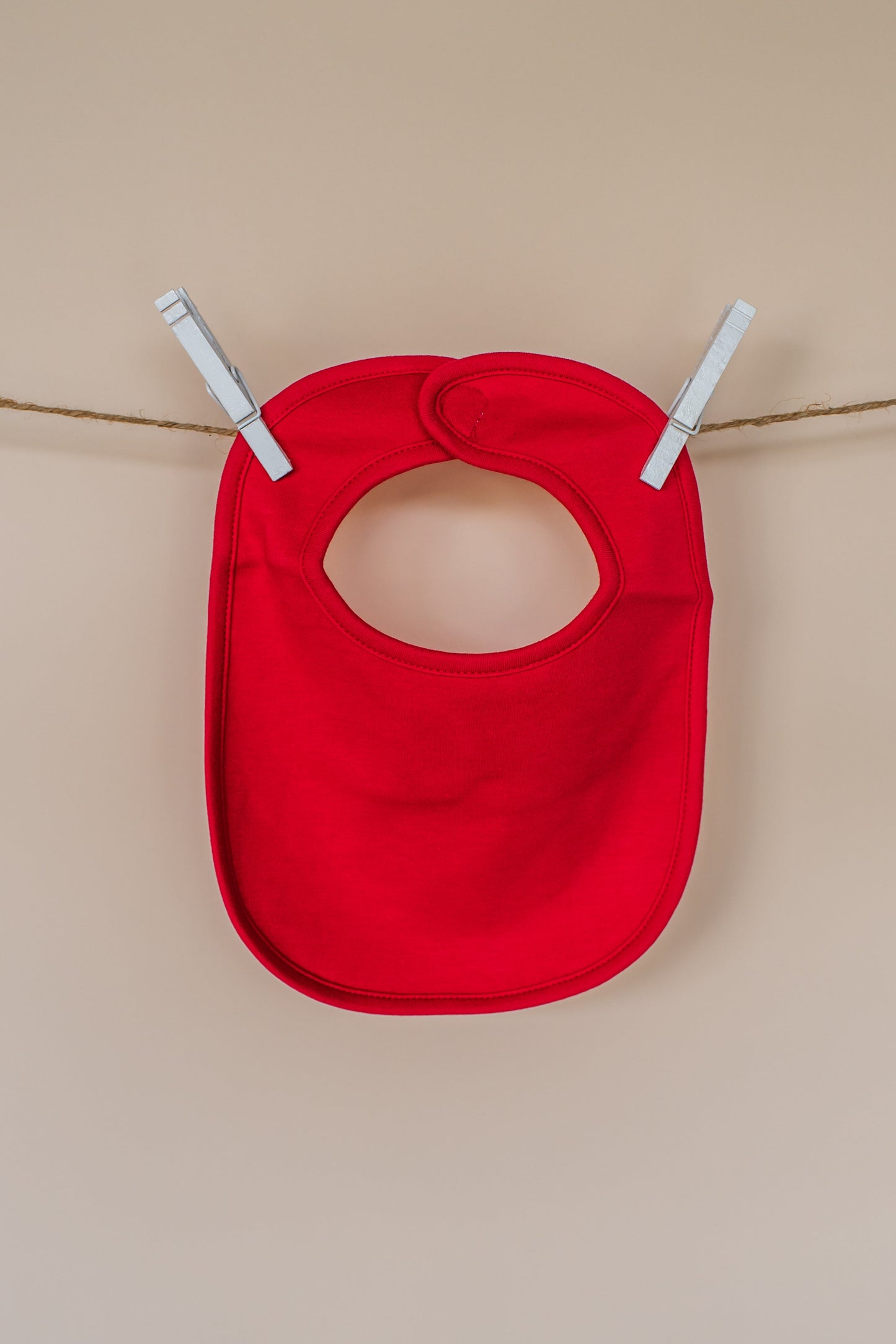 Plain Baby Bibs - One Size / Red - ARB Blanks