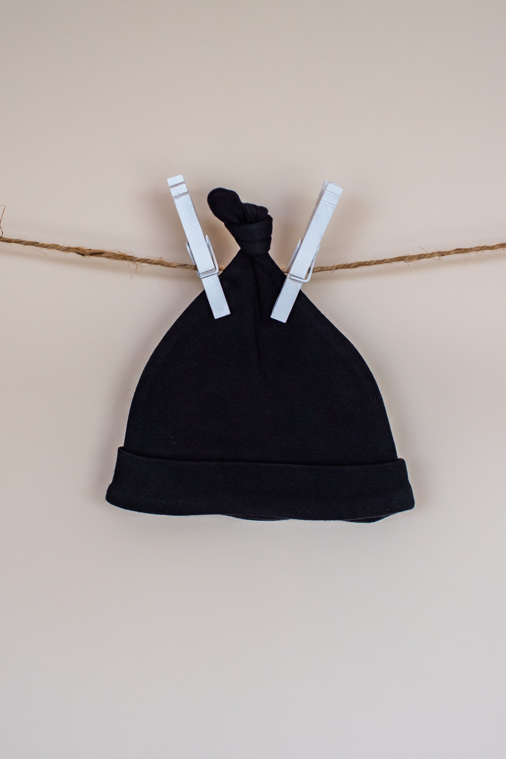 Baby Knot Hats - One Size / Black - ARB Blanks
