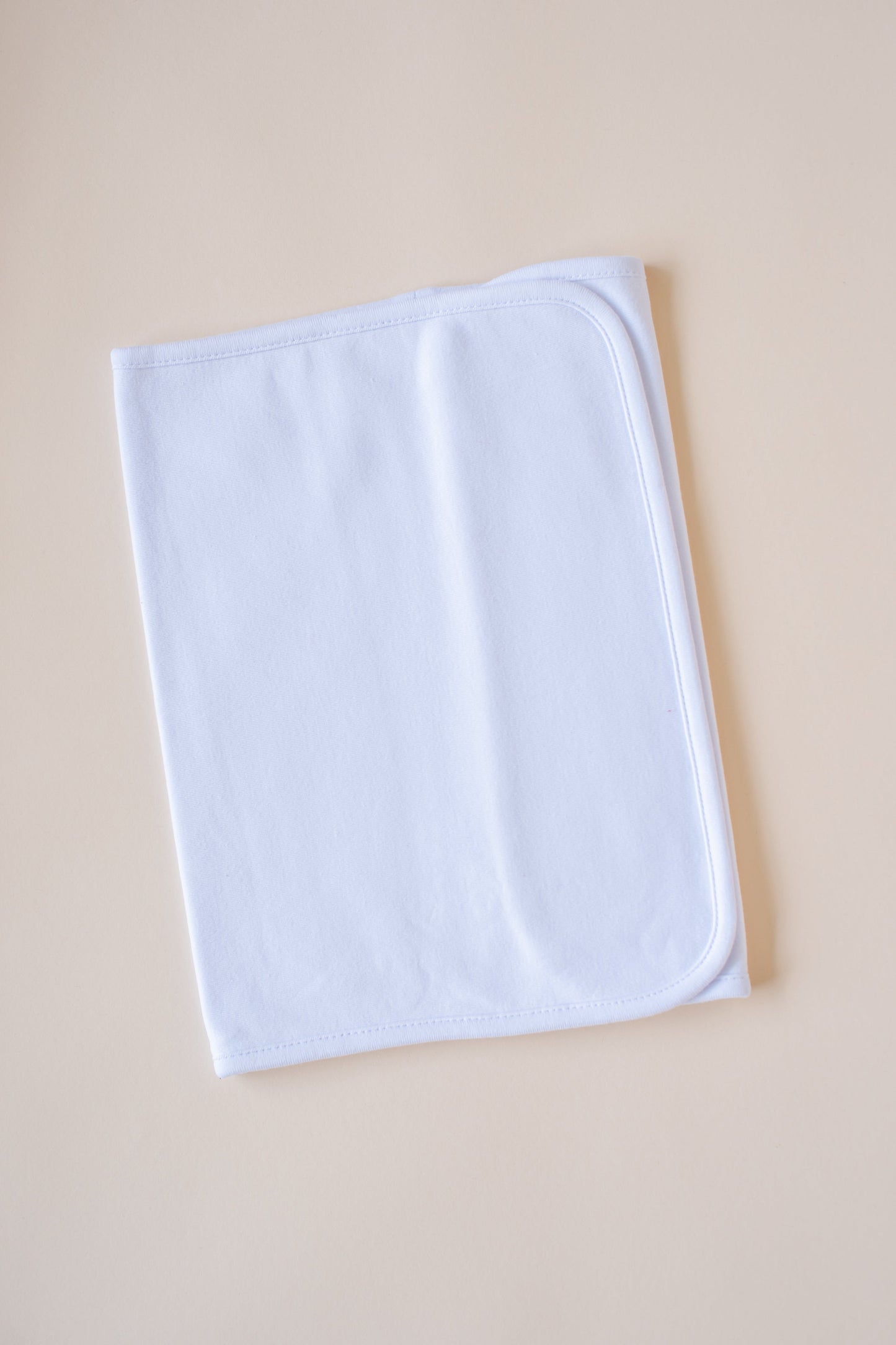 Plain Baby Burp Cloths - One Size / White - ARB Blanks