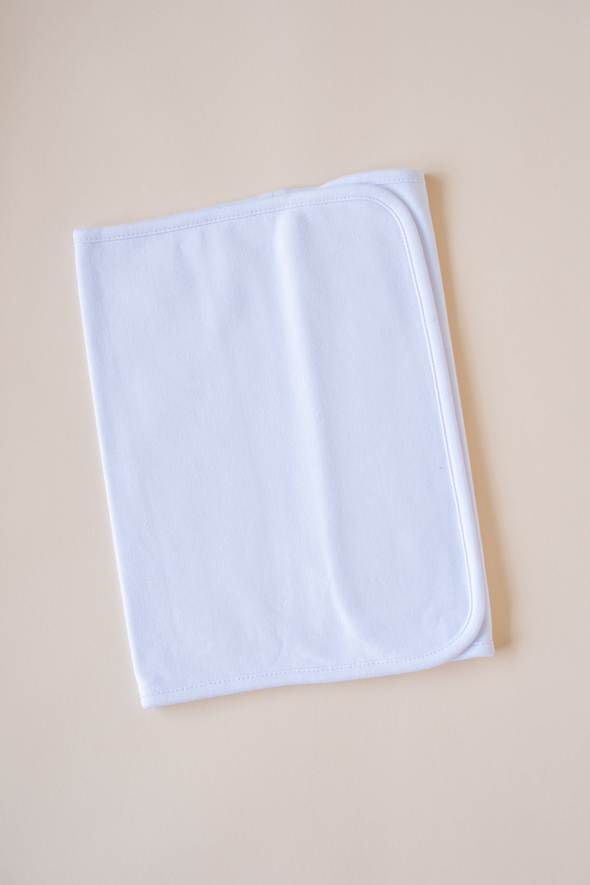 Plain Baby Burp Cloths - One Size / White - ARB Blanks