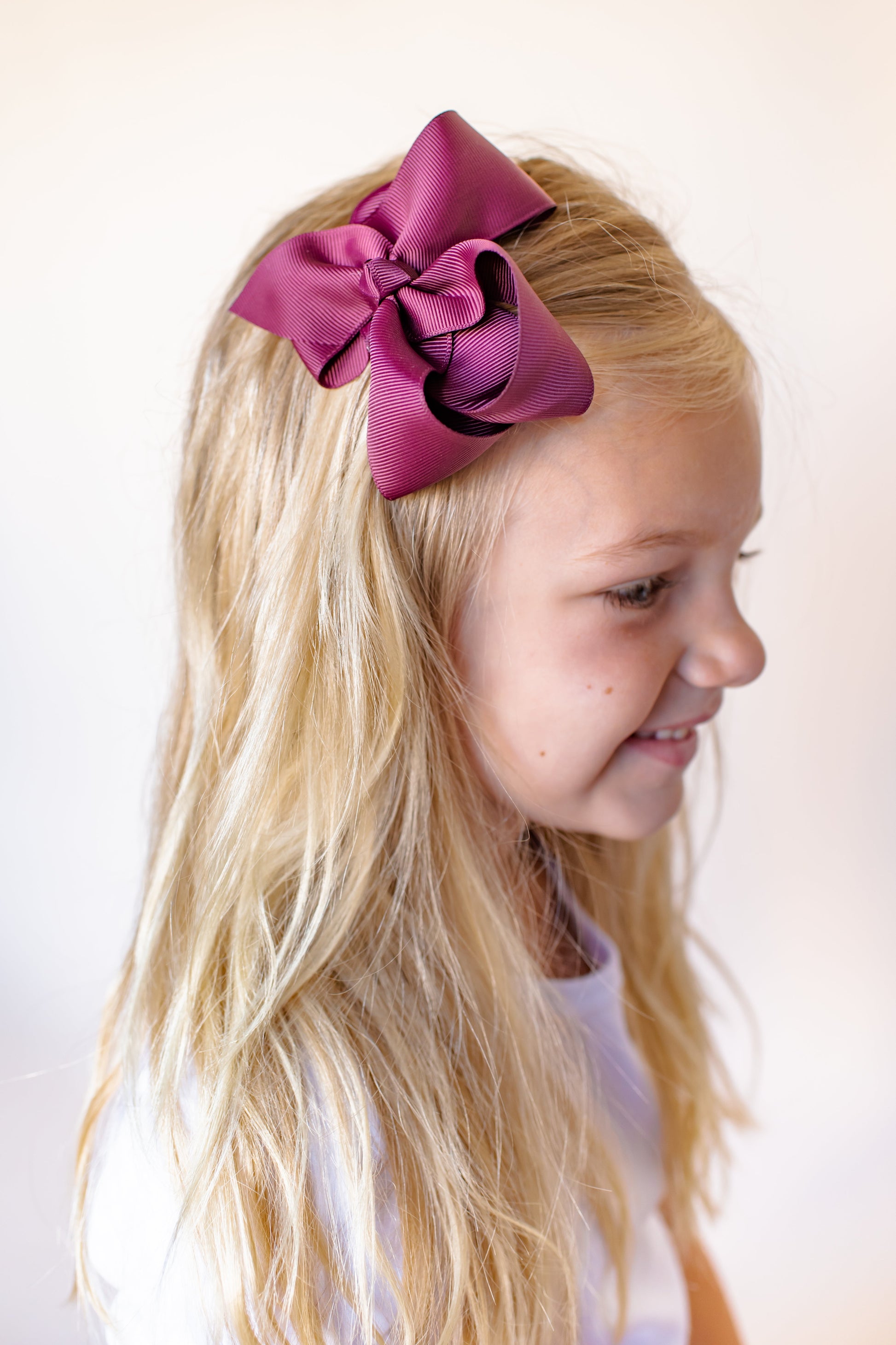 Solid Hair Bows - Maroon / 4’’ - ARB Blanks