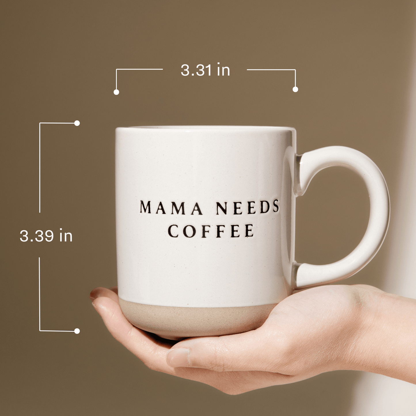 Taza de café de cerámica de 14 oz Be Still and Know 