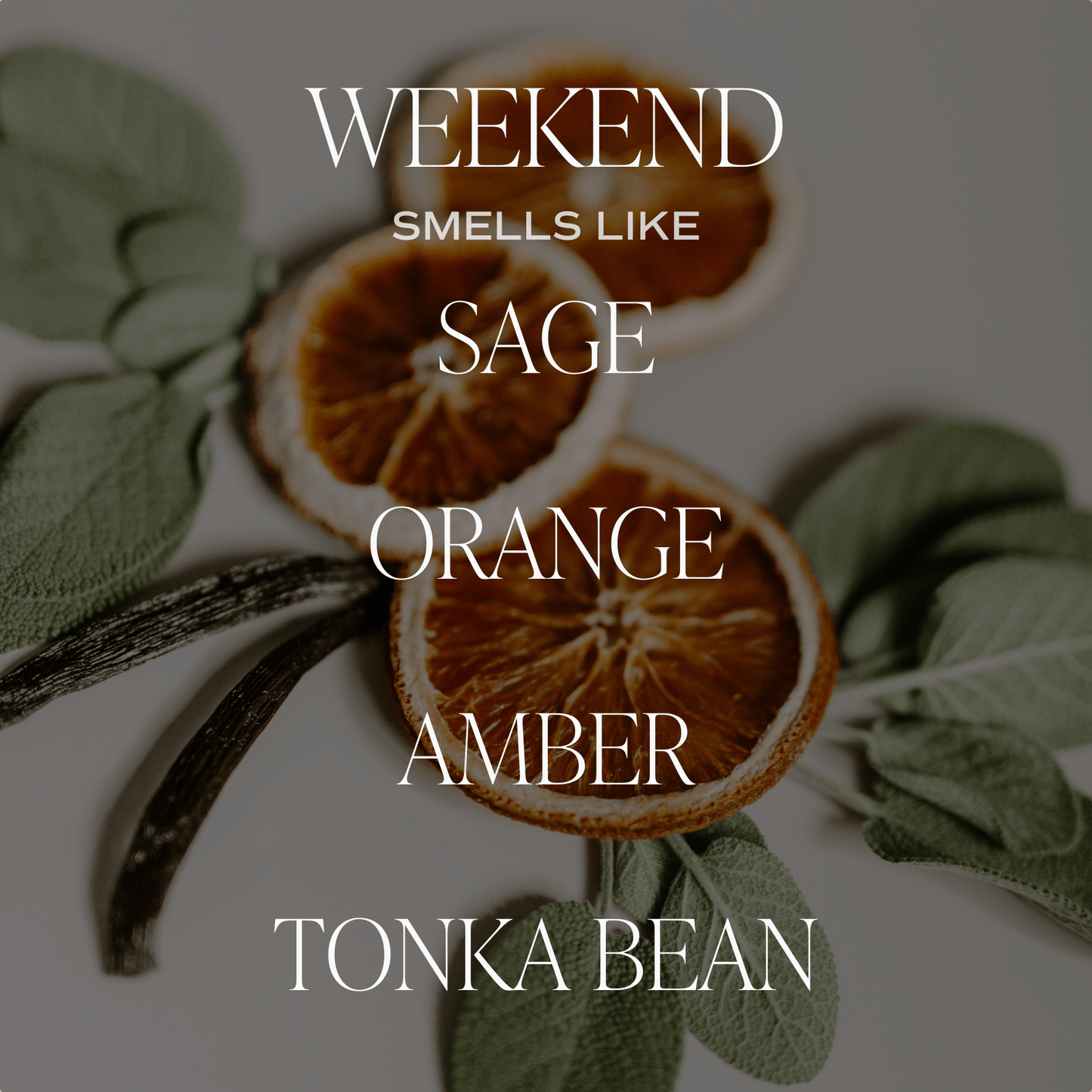 Weekend Soy Candle - Amber Jar - 9 oz