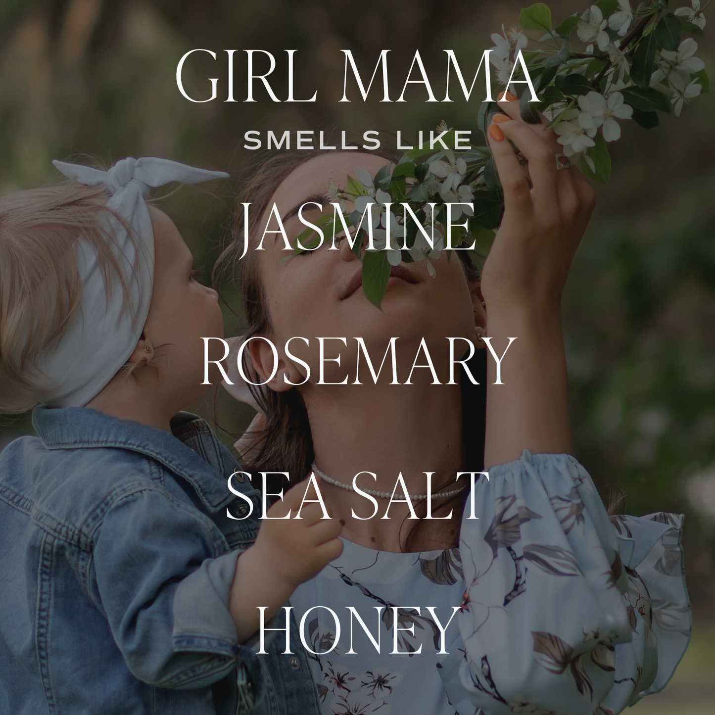 Girl Mama Soy Candle - Clear Jar - 9 oz (Wildflowers and Salt)