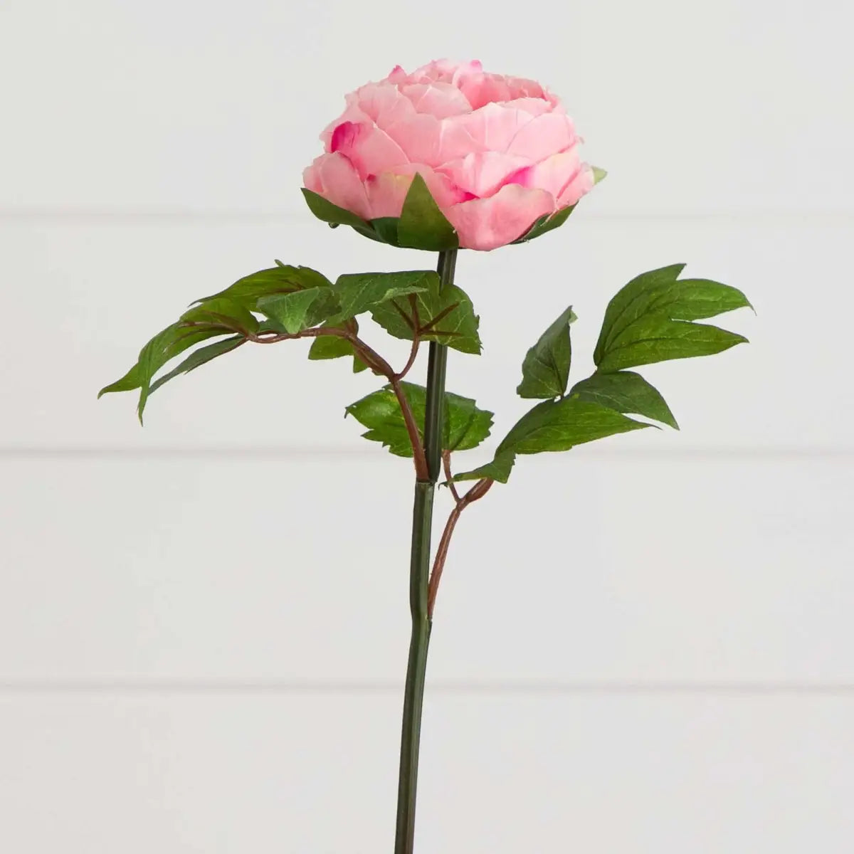 20’’Artificial Peony Flower Stems - Set of 3 - Light Pink - Nearly Natural
