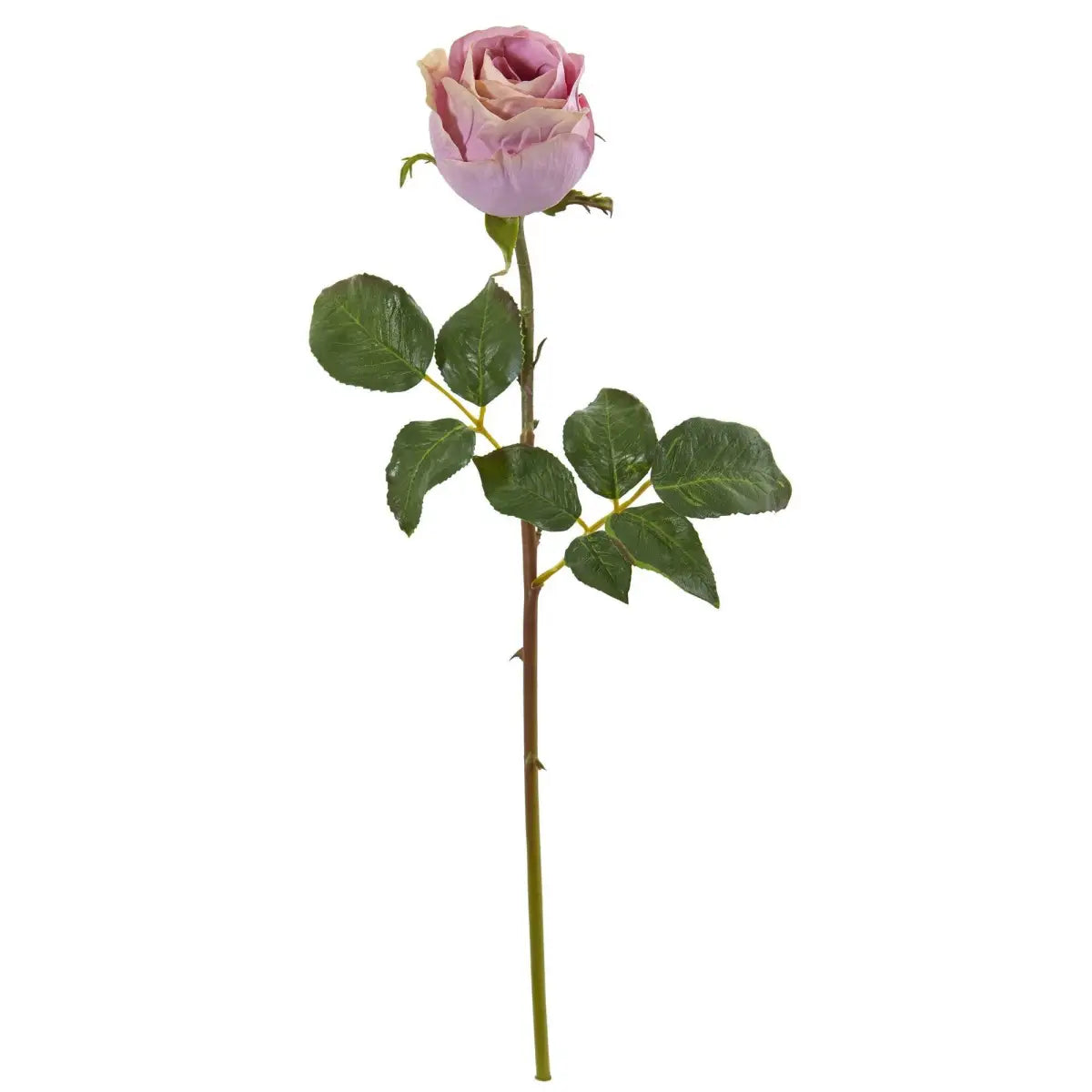 21” Rose Bud Artificial Flower (Set of 6) - Lavender - Nearly Natural