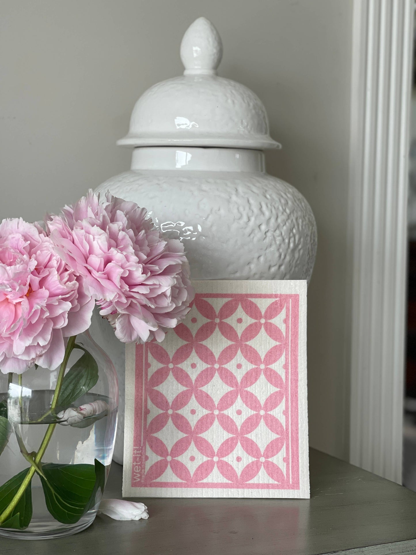 Swedish Dish Cloth - Classic Pink - Wet-it!