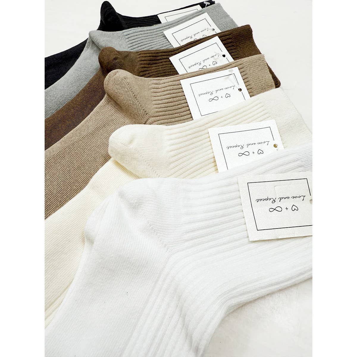 Neutral Everyday Socks - Love and Repeat