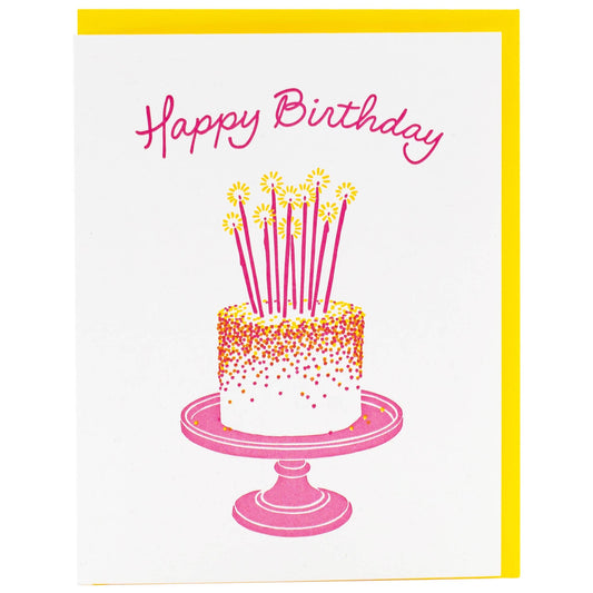 Birthday Card - Fancy Cake