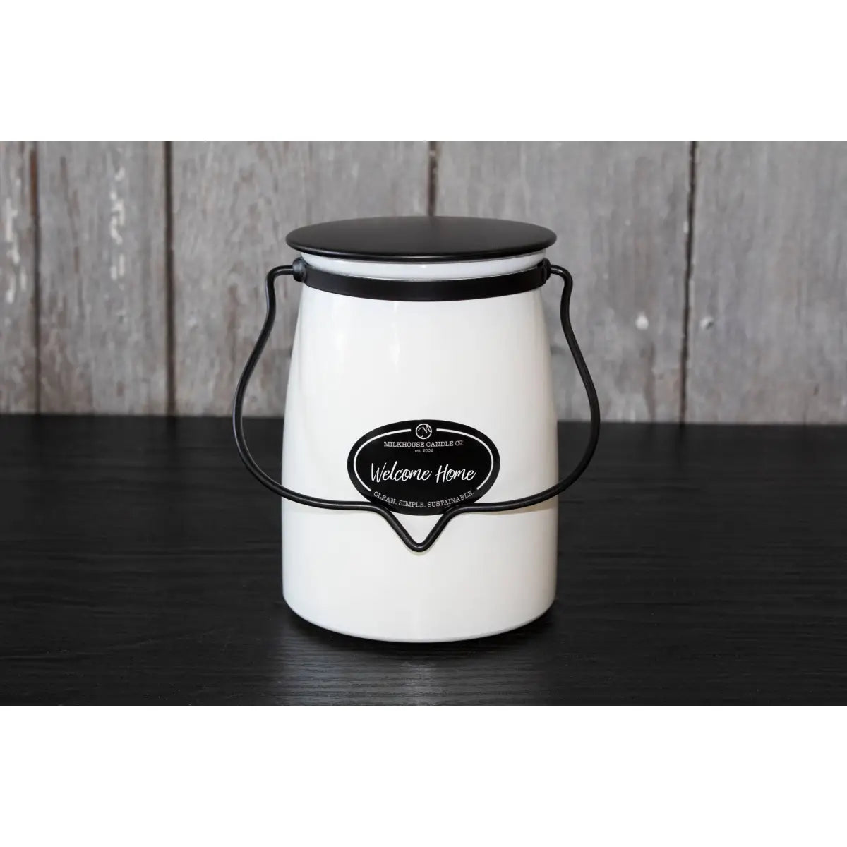 22 oz Butter Jar Candle: Welcome Home - Milkhouse Candle Company