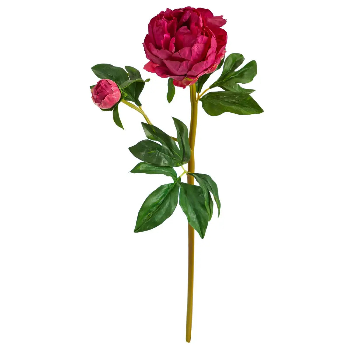 22” Peony Artificial Flower (Set of 3) - Fucshia - Nearly Natural