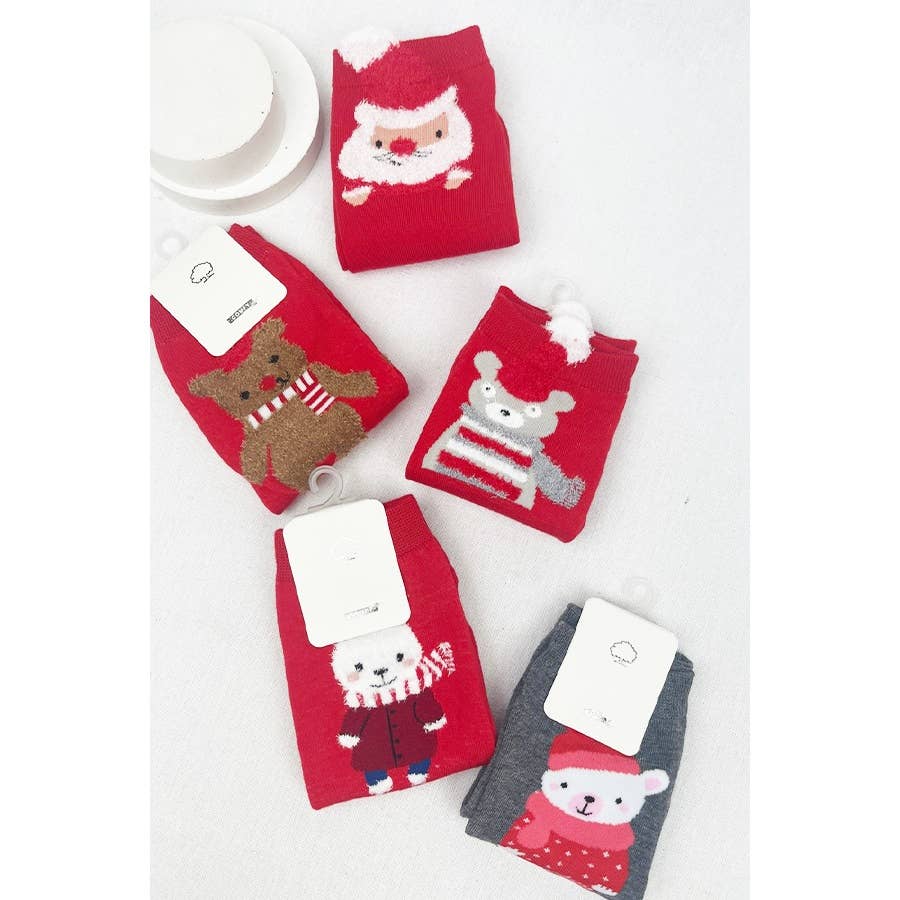 Christmas Kids Crew Socks - Santa - Love and Repeat