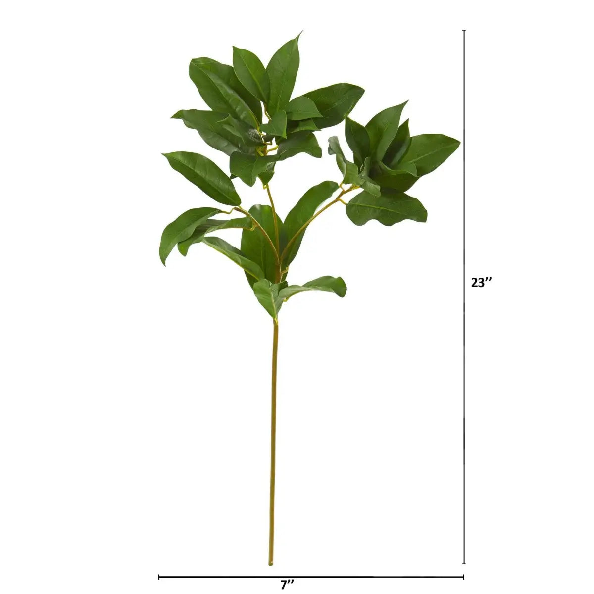 23” Laurel Leaf Artificial Spray (Set of 6) - Green - Nearly Natural