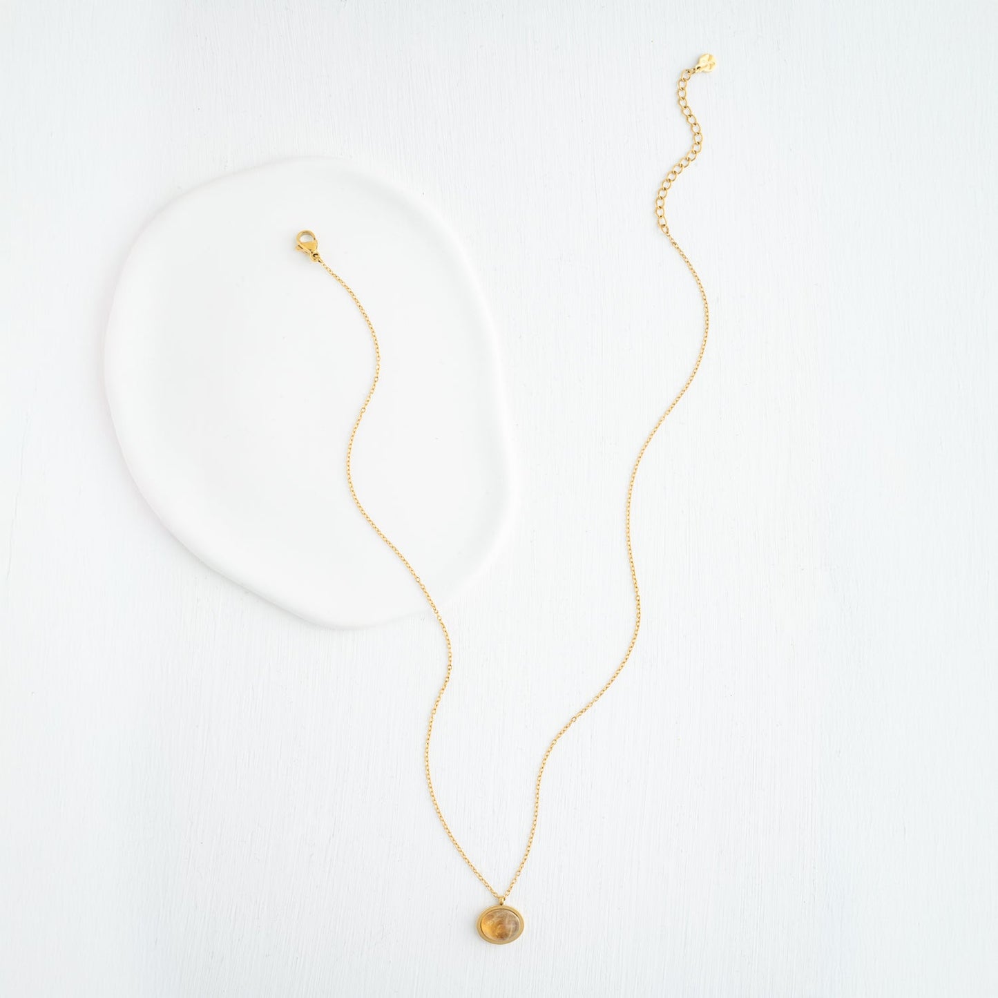 Collier Hopeful Glow en citrine