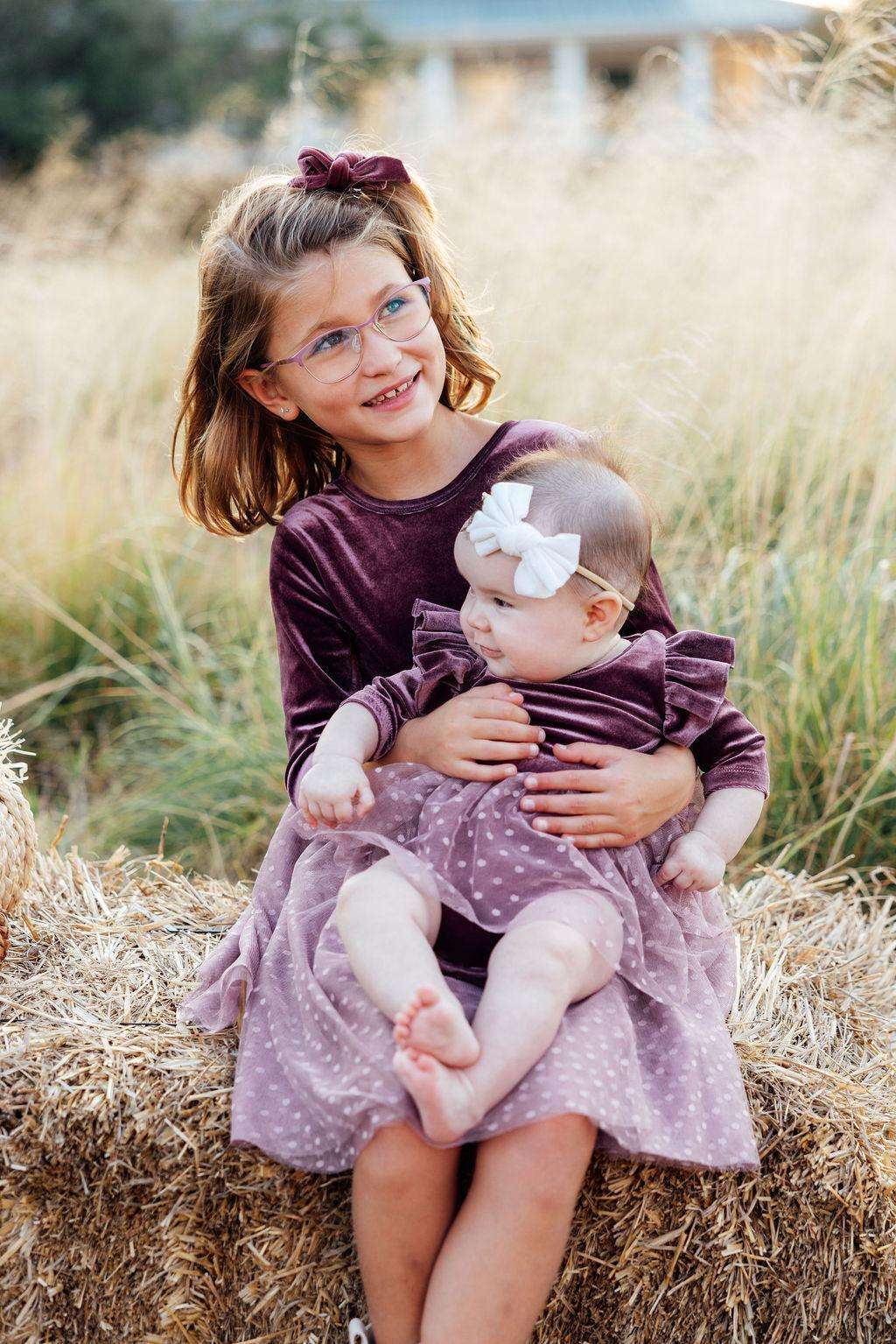 Amethyst Velvet Tutu Bodysuit - Mila & Rose ®