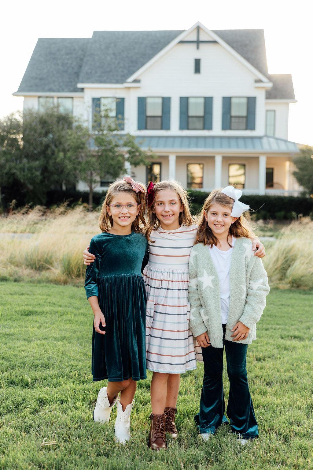 Star Kids Cozy Cardigan - Sage/Coconut - Mila & Rose ®