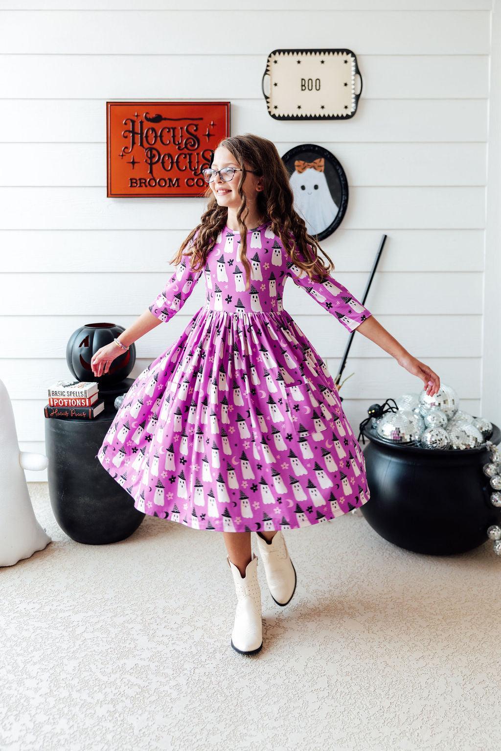 Witches Boo Halloween Twirl Dress - Mila & Rose ®