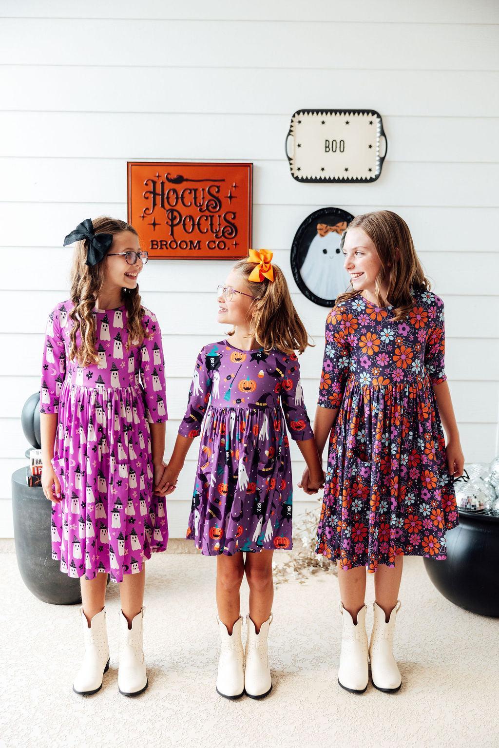 Witches Boo Halloween Twirl Dress - Mila & Rose ®