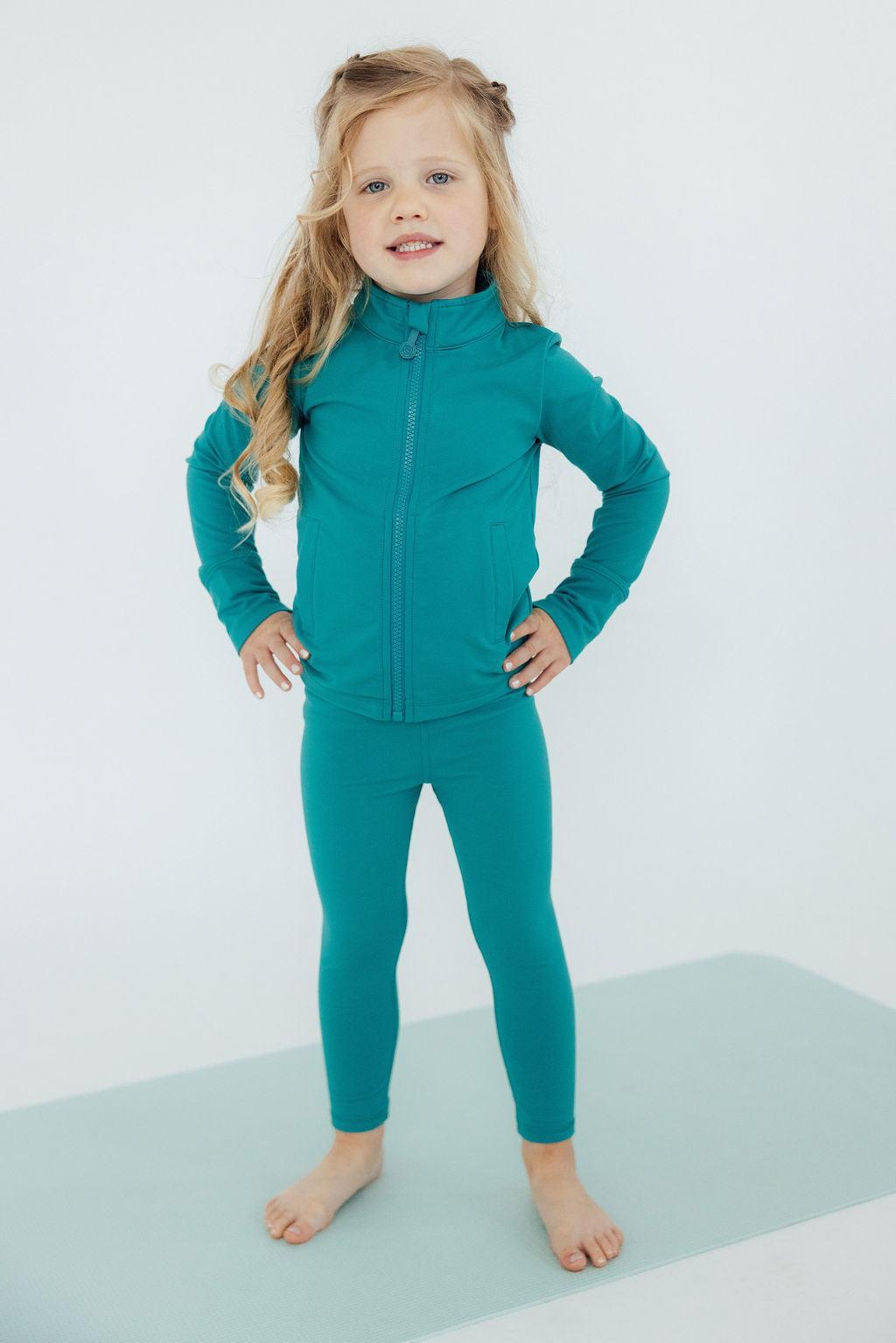 Teal Blue Activewear Leggings - Mila & Rose ®