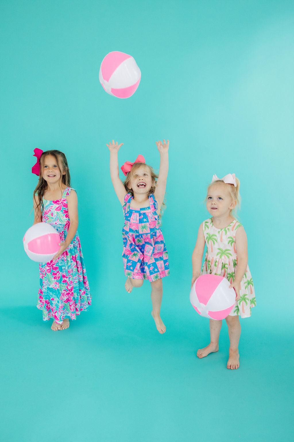 Flock Star Flamingo Ruffle Dress - Summer - Mila & Rose ®