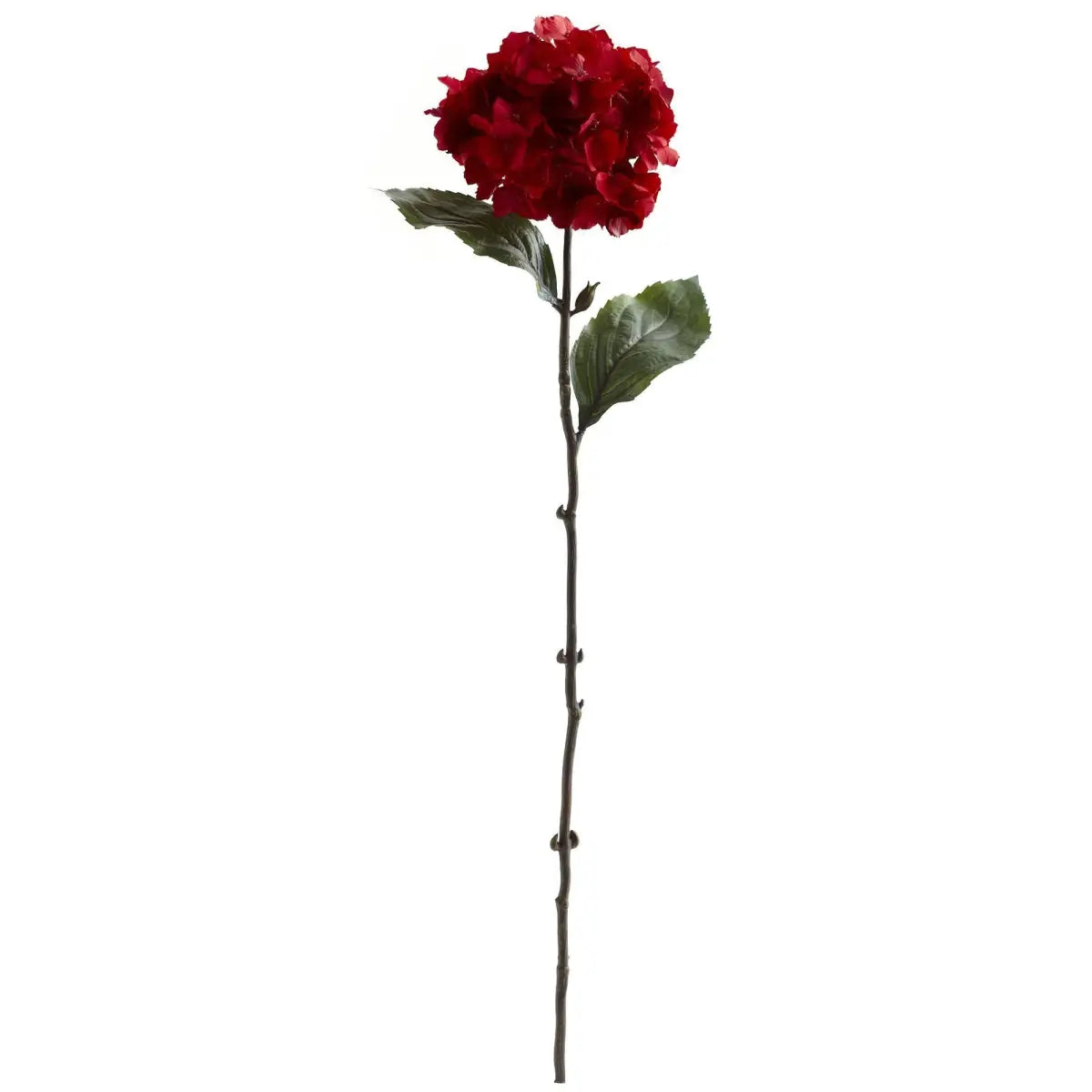 26” Red Hydrangea Artificial Flower (Set of 6) - Nearly Natural