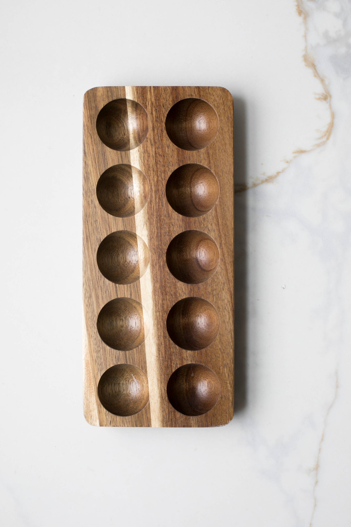 Wooden Egg Holder - 10 holes - Fodory