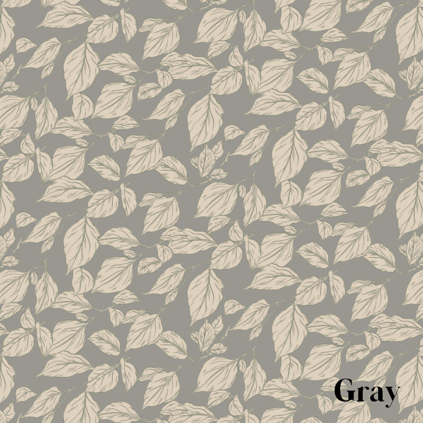 Windermere Wallpaper by Aubrey Fairchild - Sample 1 foot by 1 foot / Gray - Loomwell Home Goods