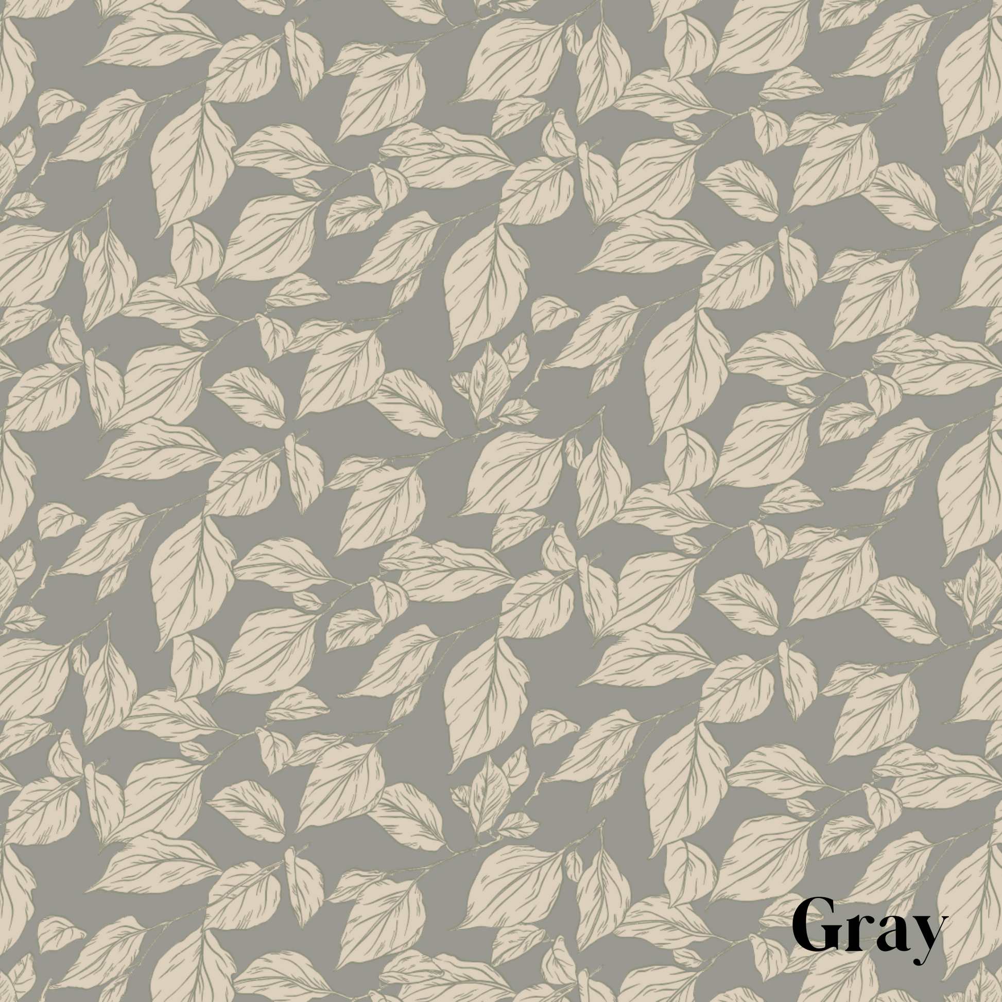 Windermere Wallpaper by Aubrey Fairchild - Sample 1 foot by 1 foot / Gray - Loomwell Home Goods