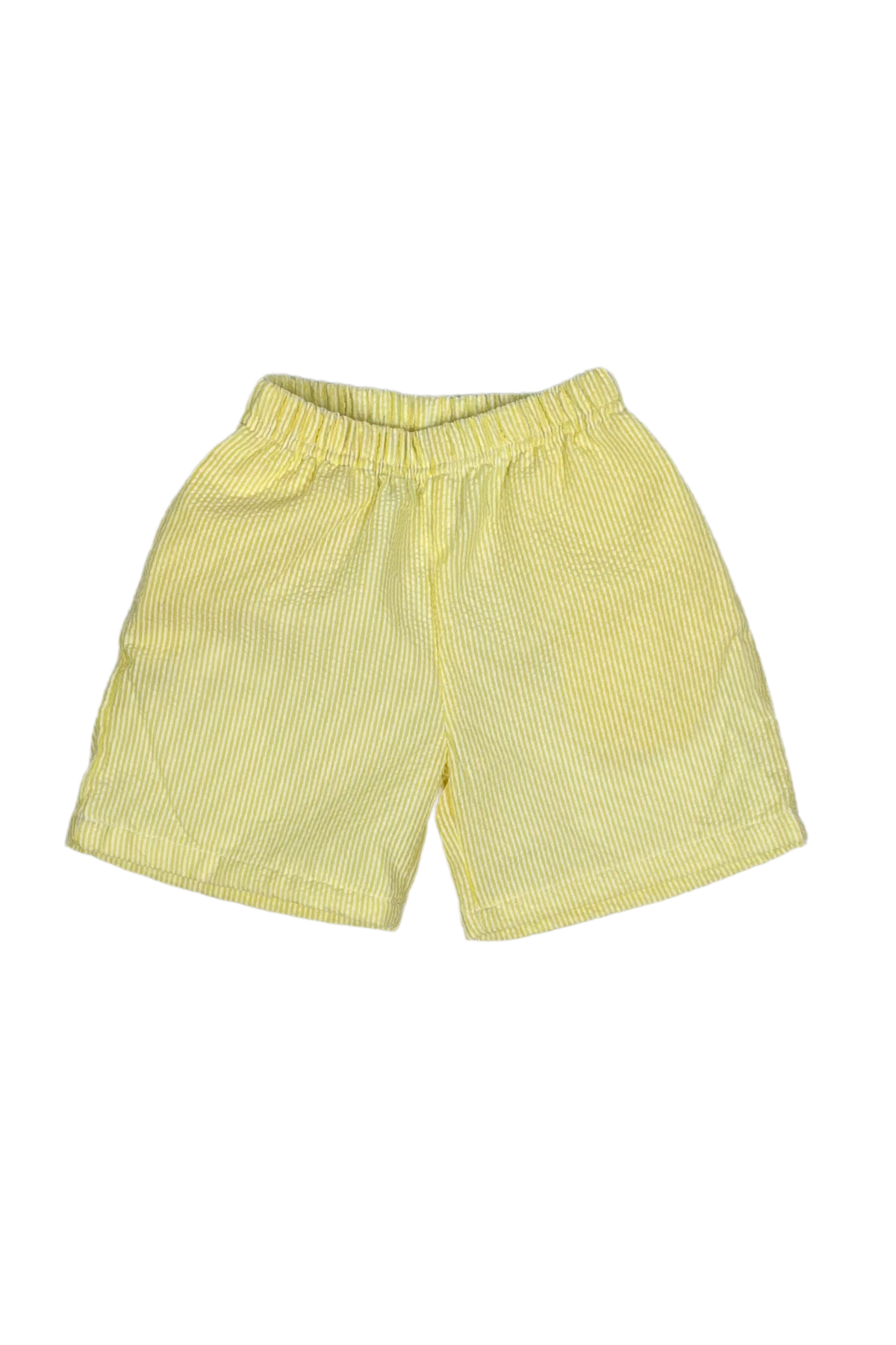 Seersucker Swim Suits - Boy’s Trunks / Yellow / 18M - ARB Blanks