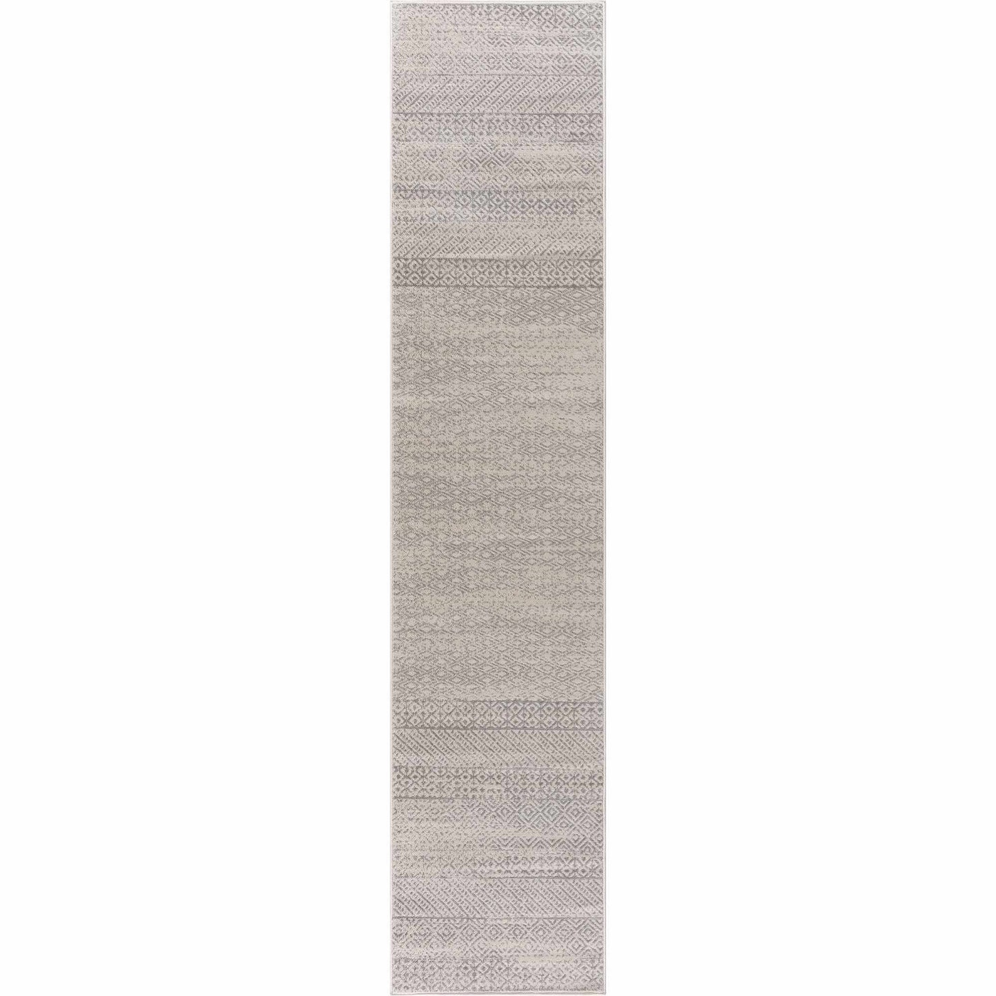 Alfombra azteca Tigri en color marfil y gris 2317 - Oferta