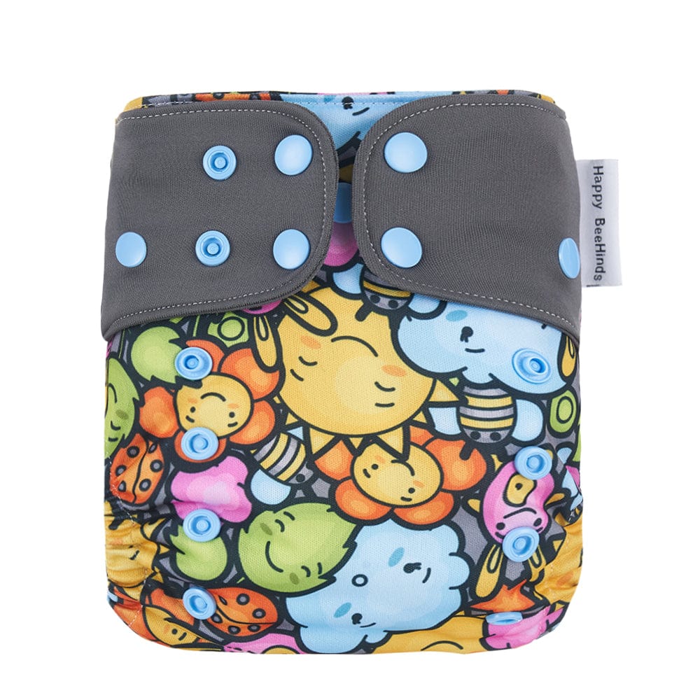 Pañal de bolsillo Perfect Fit de Happy BeeHinds - Estampados