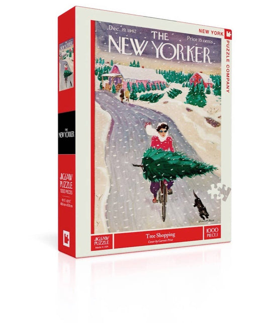Jigsaw Puzzle - Christmas Tree Shopping - 1000 Piece Jigsaw - New Yorker Magazine