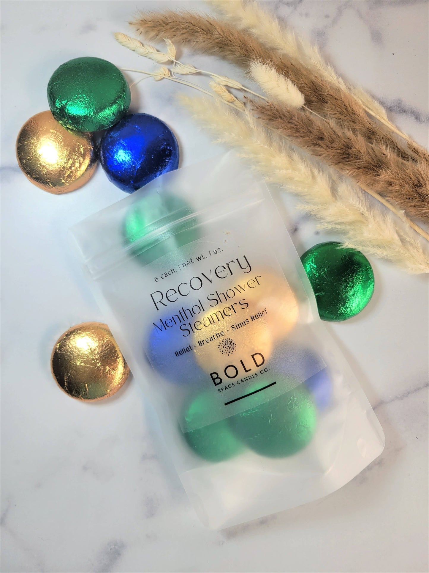 Shower Steamers - Respiratory Variety Pack – 6 pack 3 scents - Bold Space Candle Co.