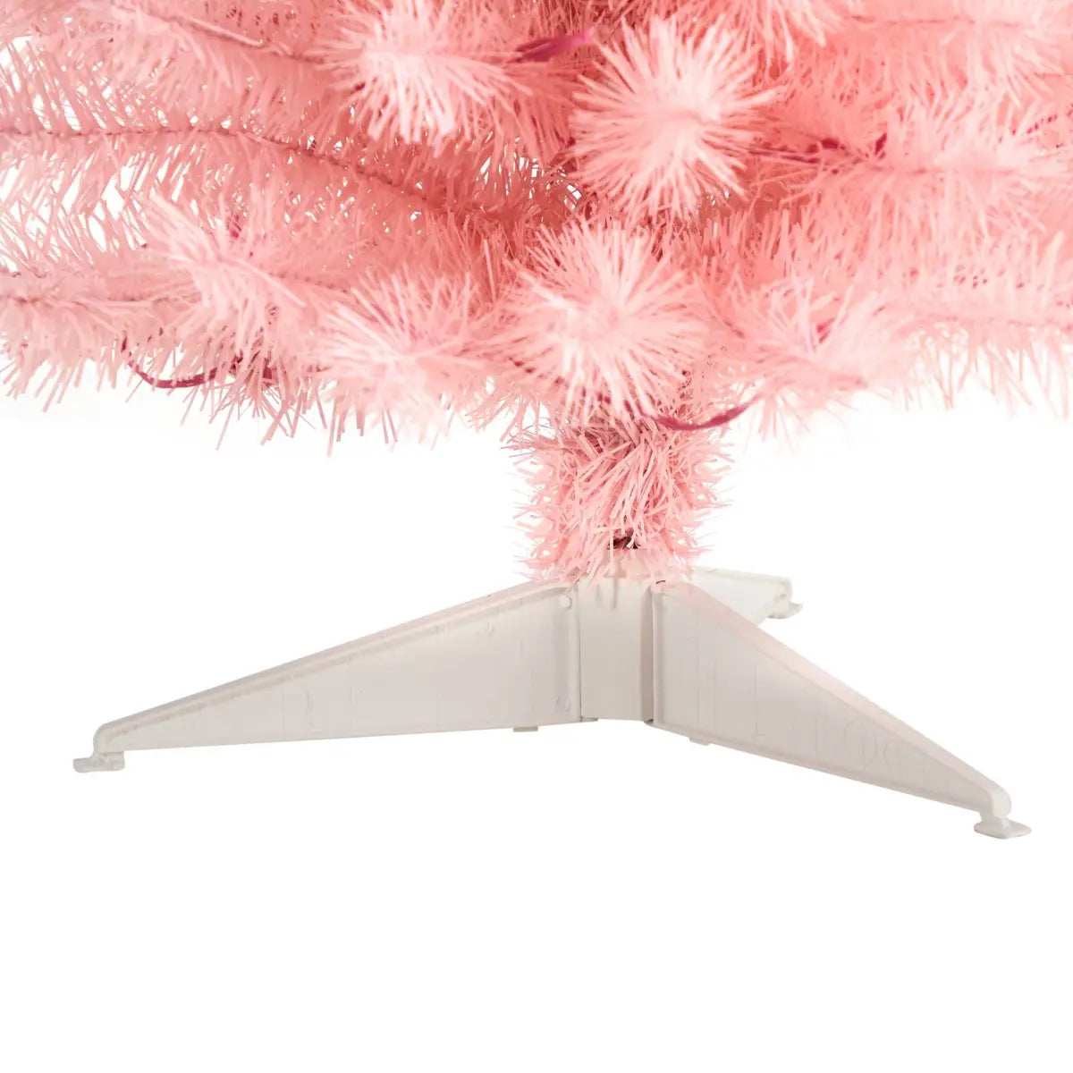 3’ Pink Artificial Christmas Tree with 50 LED Lights and 118 Bendable Branches - Pink - Nearly Natural