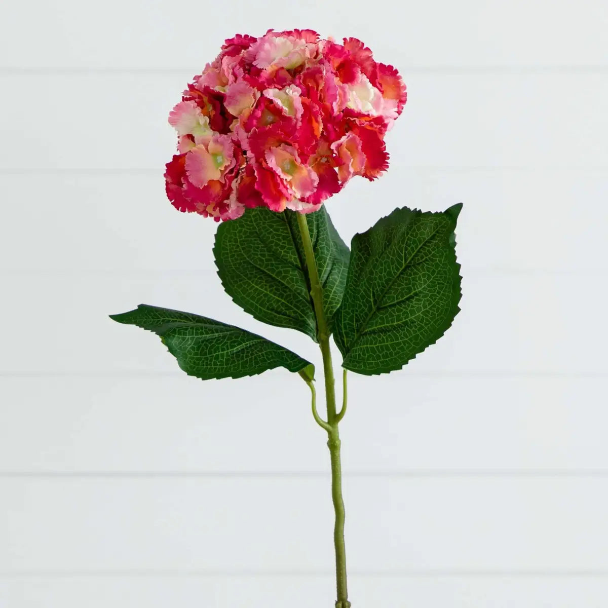 30’’ Artificial Hydrangea Flower Stems- Set of 3 - Pink - Nearly Natural