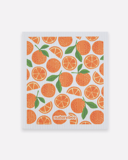 Swedish Dishcloth - Oranges Sponge Cloth