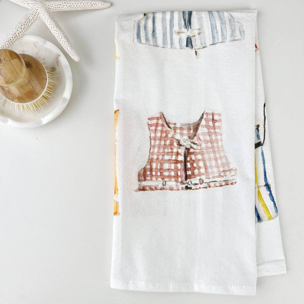 Kitchen Tea Towel - Life Jackets