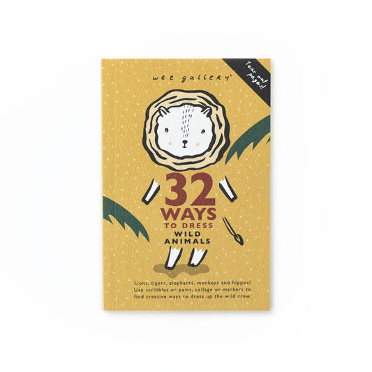 Activity Book - 32 Ways to Dress Wild Animals - Wee Gallery