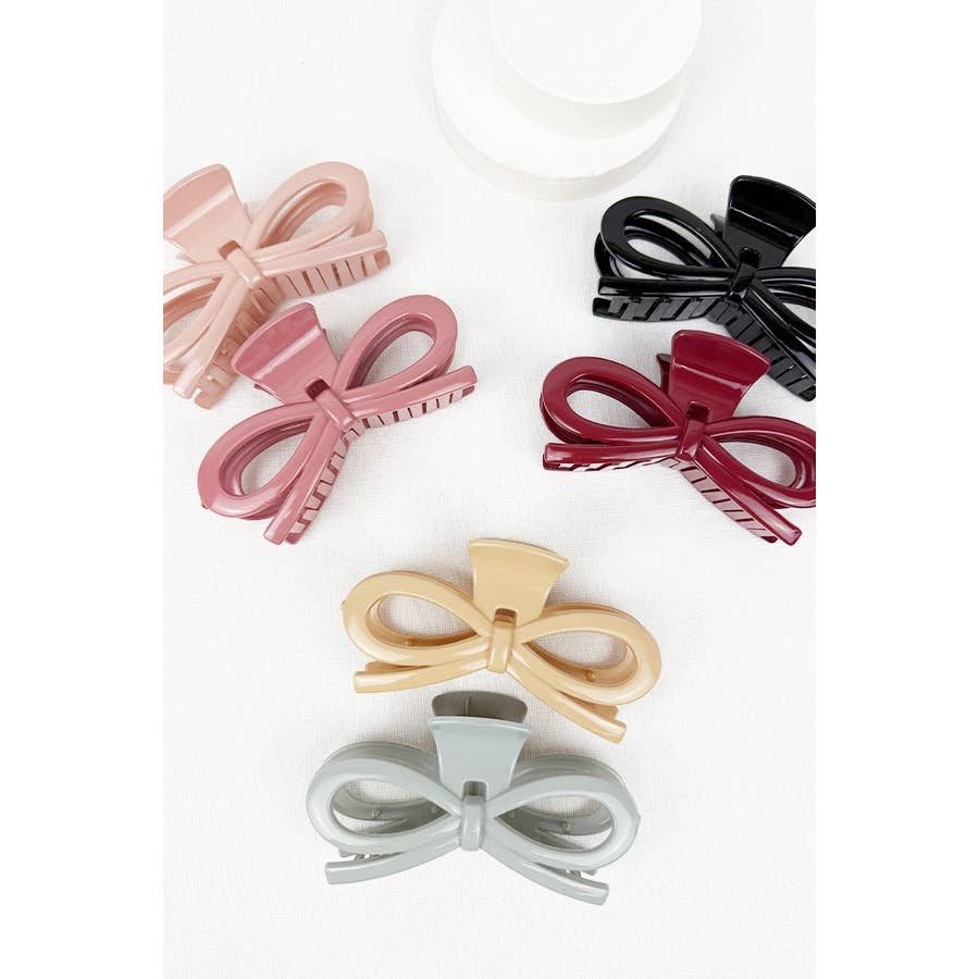 Knotted Bow Hair Claw Clip - Love and Repeat